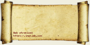 Tijana Aćin vizit kartica